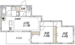 物件の間取り