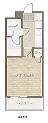 間取図画像 1K