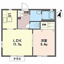 サンジェルマン・アイＡ 102 ｜ 宮城県石巻市大橋３丁目4-14（賃貸アパート1LDK・1階・42.00㎡） その2