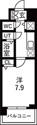 ファステート京都洛南エリーゼ 1Kの間取図画像