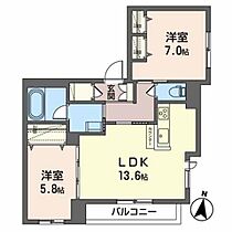 コンフォール木町 202 ｜ 宮城県仙台市青葉区木町通２丁目6-49（賃貸マンション2LDK・1階・63.52㎡） その2