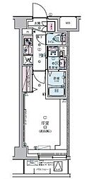 リヴシティ成増ミュジオ 4階1Kの間取り