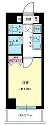 菱和パレス青山南 1Kの間取図画像