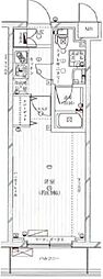 スプレスター平和台 1Kの間取図画像