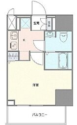 GENOVIA草加 1Kの間取図画像