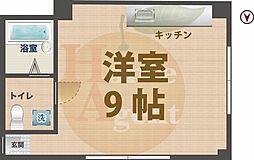 信武マンション ワンルームの間取図画像