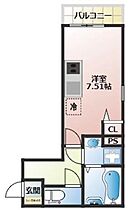 ＴＨＥ　ＮＯＢＬＥＳ諏訪野町II 101 ｜ 福岡県久留米市諏訪野町2249-4（賃貸アパート1R・1階・22.30㎡） その2