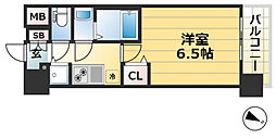 プレサンス神戸元町 1Kの間取図画像