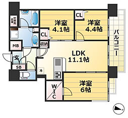 アプリーレ神戸元町 13階/-