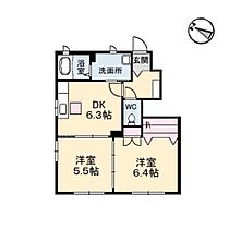 シャーメゾン澪 A0102 ｜ 広島県広島市東区戸坂新町２丁目7-9（賃貸アパート2DK・1階・44.32㎡） その2