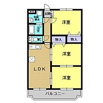 ヌーベルシェトワ 102 ｜ 佐賀県鳥栖市曽根崎町（賃貸マンション3LDK・1階・62.98㎡） その2