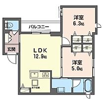 原テラス文京千駄木 00102 ｜ 東京都文京区千駄木５丁目5-6（賃貸マンション2LDK・1階・54.71㎡） その2