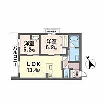 シャーメゾングレイス A0302 ｜ 福岡県久留米市長門石３丁目355-17（賃貸マンション2LDK・3階・57.97㎡） その2