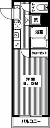 スカイコート練馬桜台 1Kの間取図画像