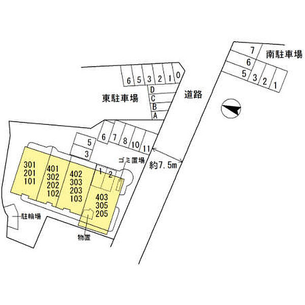 グランディール東山 ｜大阪府堺市中区東山(賃貸マンション3LDK・2階・66.51㎡)の写真 その16