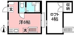 コート烏山 ワンルームの間取図画像