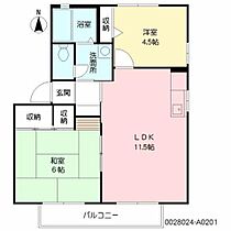 クレオコーポII A0201 ｜ 佐賀県佐賀市神園６丁目5-1（賃貸アパート2LDK・2階・50.78㎡） その2