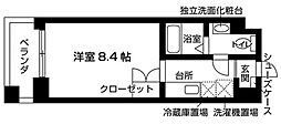 ドゥーエ新百合ヶ丘 1Kの間取図画像