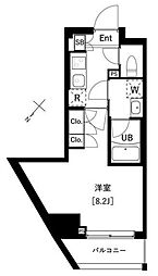 ARKMARK上池袋 1Kの間取図画像