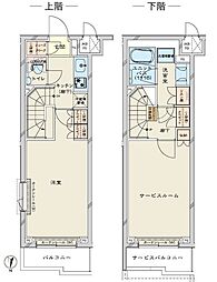 ルーブル川崎鷺沼 1SKの間取図画像