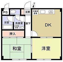 間取図画像 2DK