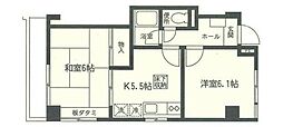 ホワイトレディエンス 2Kの間取図画像