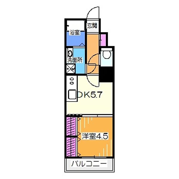 ＴＫアンバーコート羽衣 ｜大阪府高石市羽衣３丁目(賃貸アパート1DK・3階・29.89㎡)の写真 その2