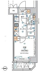Risingplace綾瀬三番館 1Kの間取図画像