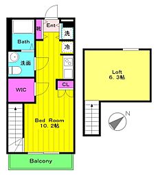 間取図画像 ワンルーム