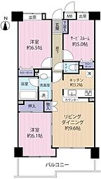 コスモ西台アーバンフォルム 3LDKの間取図画像