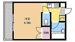 ＰｉａｃｅＶｏｌｅ 1階1Kの間取り