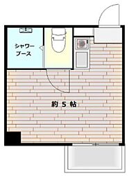 DRホームズ上野毛 ワンルームの間取図画像