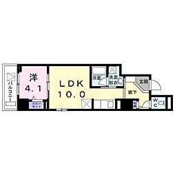 ケヤキグランデ1 1LDKの間取図画像