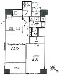 ホームズ でお部屋探し Avenir東麻布 アヴェニール東麻布 7階 703 1ldk 賃料19 2万円 46 65 賃貸マンション住宅情報 物件番号 取扱い不動産会社 株式会社ユウキ コーポレーション 麻布十番プレミアム