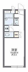 レオパレスルピナス 1Kの間取図画像