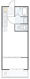 flap所沢 1LDKの間取図画像