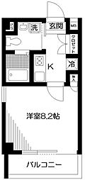 サニーハイマート下北沢 1Kの間取図画像