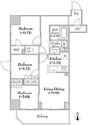 間取図画像 3LDK