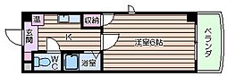 ドエル南本町 1Kの間取図画像