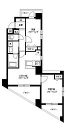 日神パレステージ西巣鴨 2LDKの間取図画像
