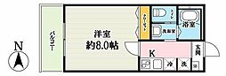 (仮称)キャメルみずほ台4 1Kの間取図画像