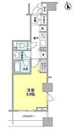 プラティーク三軒茶屋 1Kの間取図画像