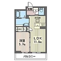 アルテージ錦 00106 ｜ 栃木県宇都宮市錦３丁目9-11（賃貸マンション1LDK・1階・43.27㎡） その2