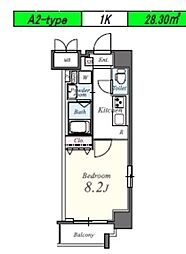 Laglycine 1Kの間取図画像