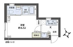 LIFEED CREAL 広尾 1階1Kの間取り