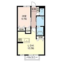 フェルモＡ 00203 ｜ 群馬県渋川市金井668-2（賃貸アパート1LDK・2階・45.84㎡） その2