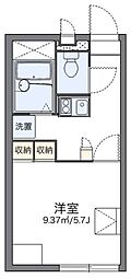 レオパレスミニョン 1Kの間取図画像