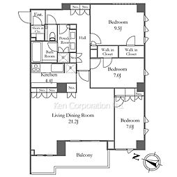 間取図画像 3LDK