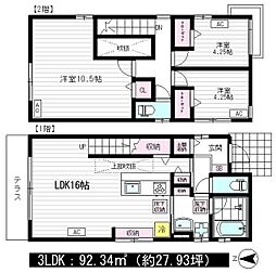 Ｓｅｉｇａｋｕ Ａｎｎｅｘ Ａ棟 3LDKの間取り