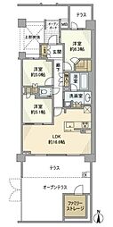 プラウド小金井桜町 3LDKの間取図画像